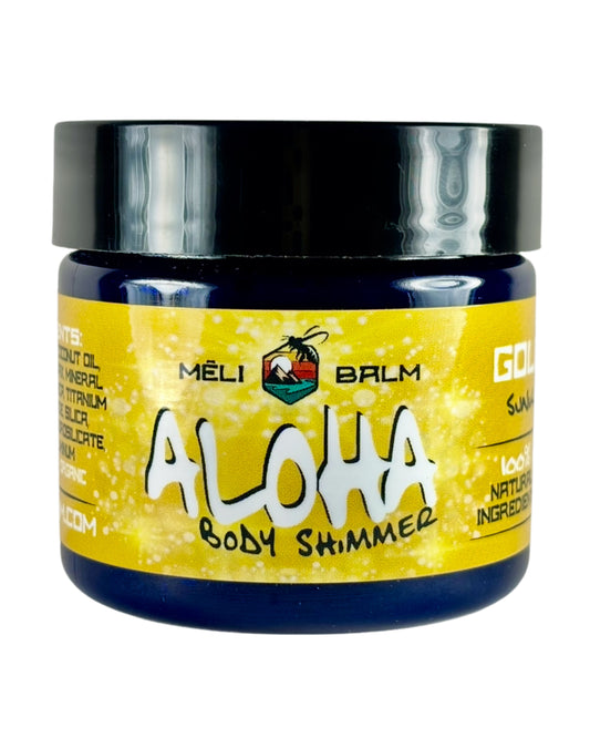Aloha Body Shimmer - Moisturizer with Sparkles - 2oz